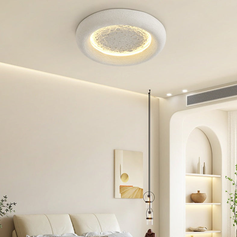 Moderne Luxus Zirkular Wandlampe aus Harz - Elegante Beleuchtung für Hotel und Salon