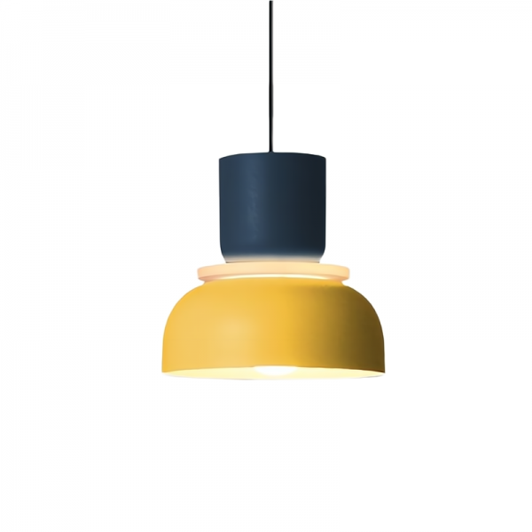 Suspension Nordic Macaron - Design Skandinavisch aus Aluminium und Acryl, Lampe E27, Ideal für Küche und Wohnzimmer