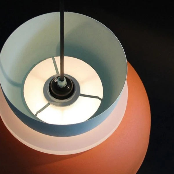 Suspension Nordic Macaron - Design Skandinavisch aus Aluminium und Acryl, Lampe E27, Ideal für Küche und Wohnzimmer