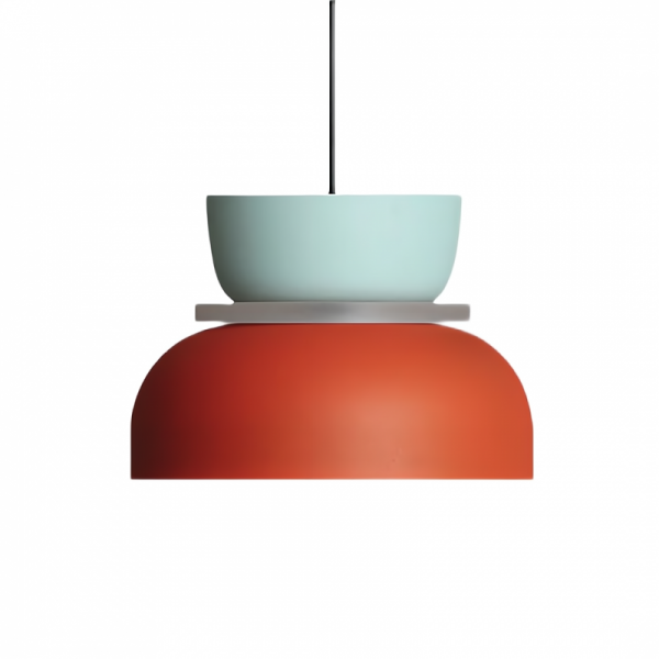 Suspension Nordic Macaron - Design Skandinavisch aus Aluminium und Acryl, Lampe E27, Ideal für Küche und Wohnzimmer