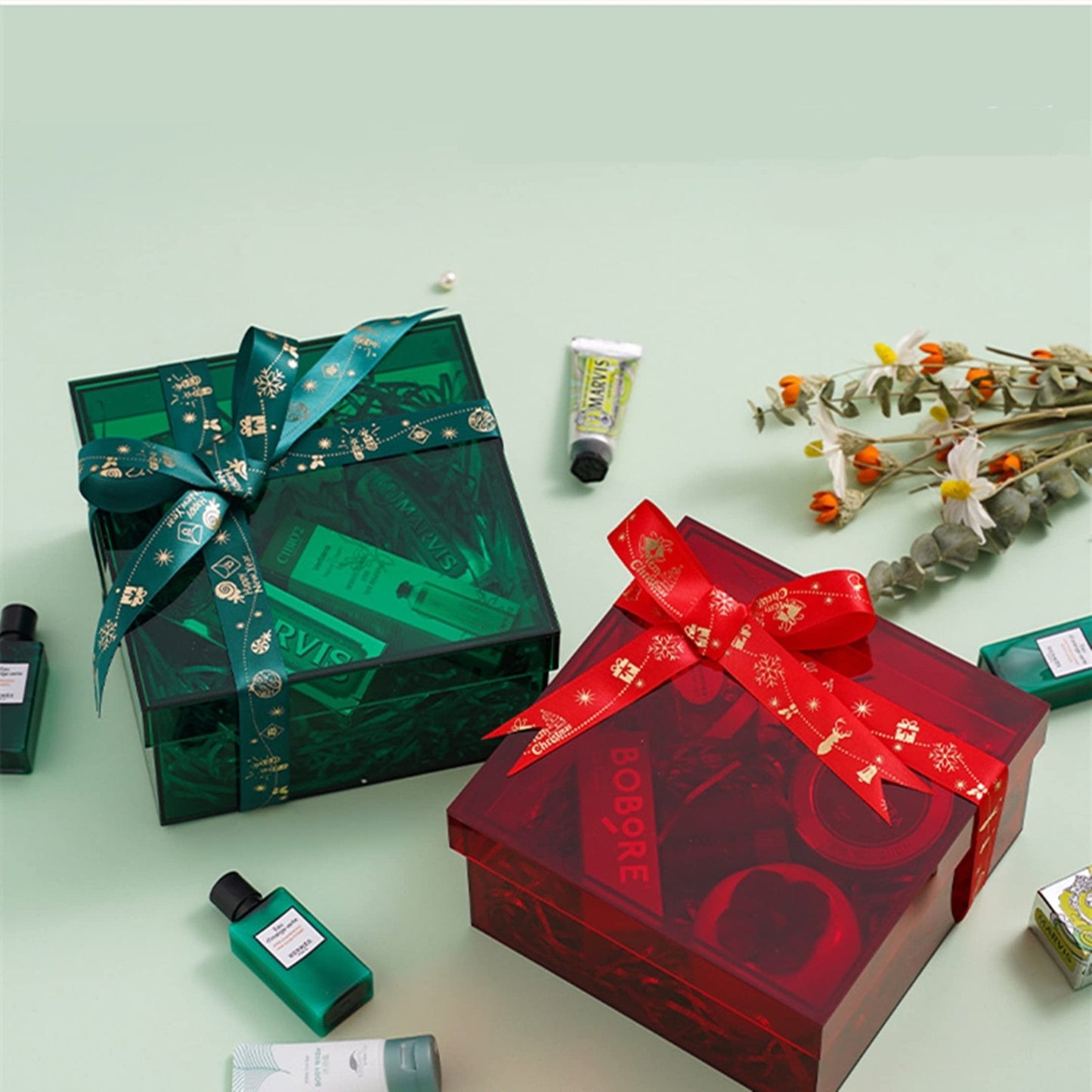 ClearVista – Stilvolle Acryl-Aufbewahrungsbox mit funktionalem Deckel