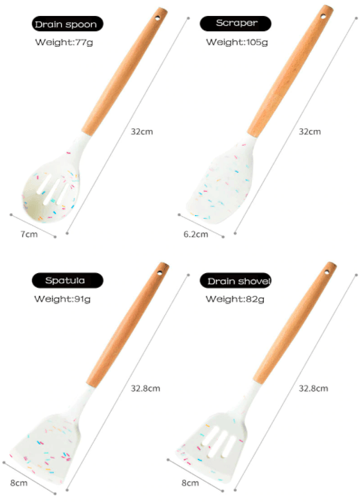 ChefSilk – Luxus Silikon Küchen Set mit stilvoller Funktionalität