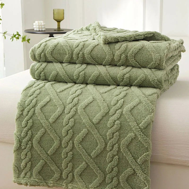 Garduru - Weiche Reise-Decke aus Fleece-Material