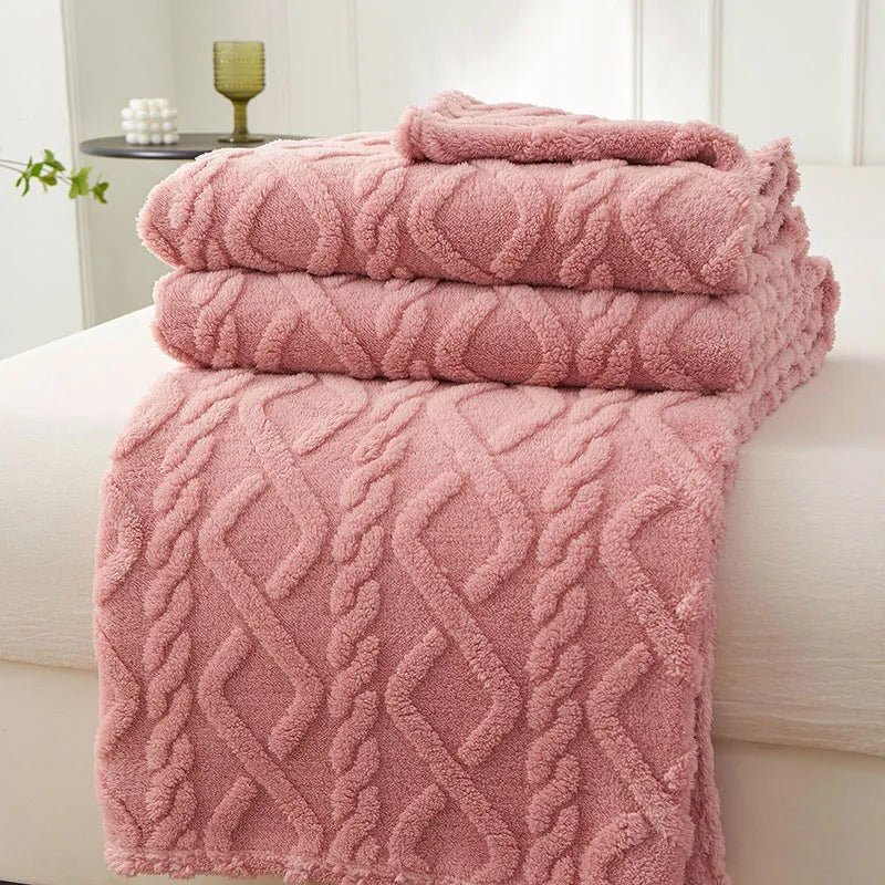 Garduru - Weiche Reise-Decke aus Fleece-Material