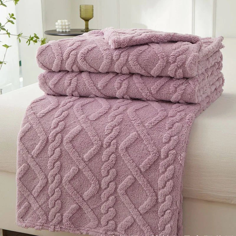 Garduru - Weiche Reise-Decke aus Fleece-Material