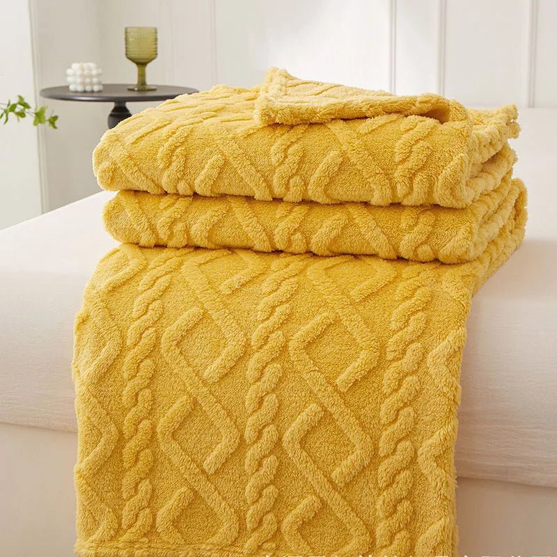 Garduru - Weiche Reise-Decke aus Fleece-Material