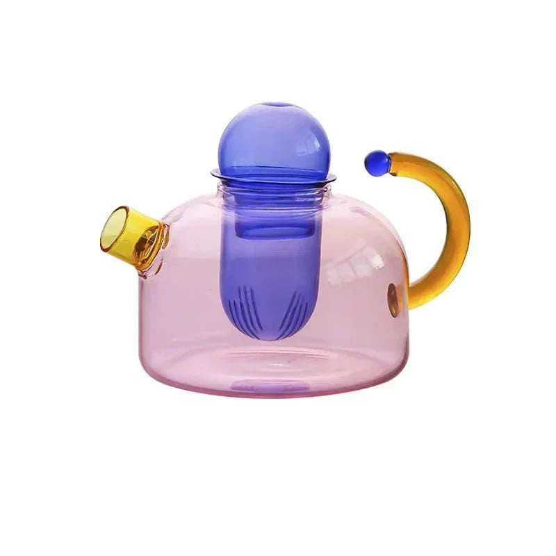 GlowHarmony – Luxus durchsichtiger Wasserkocher mit Becher Set für verfeinerten Teegenuss