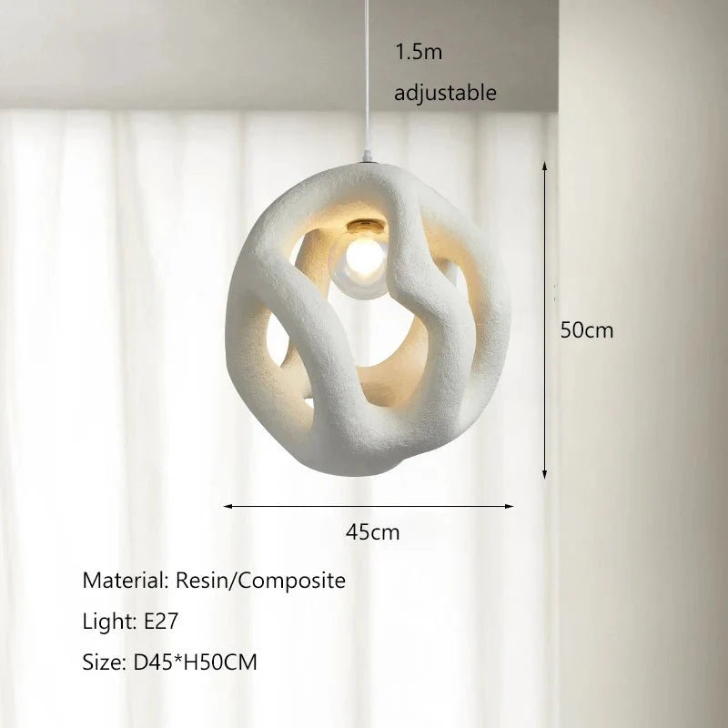 Kreatives Design Wabi-Sabi LED-Pendelleuchte