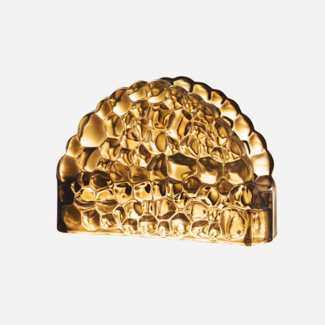 Serviettenhalter aus Glas mit Kronjuwelen