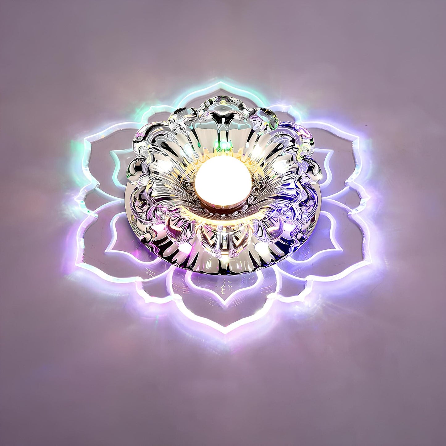 LED-Deckenleuchte - Elegantes Kristall-Design für Zuhause und Bürodeko