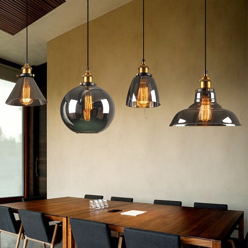 Garduru Glas-Pendelleuchte | Vintage-Stil