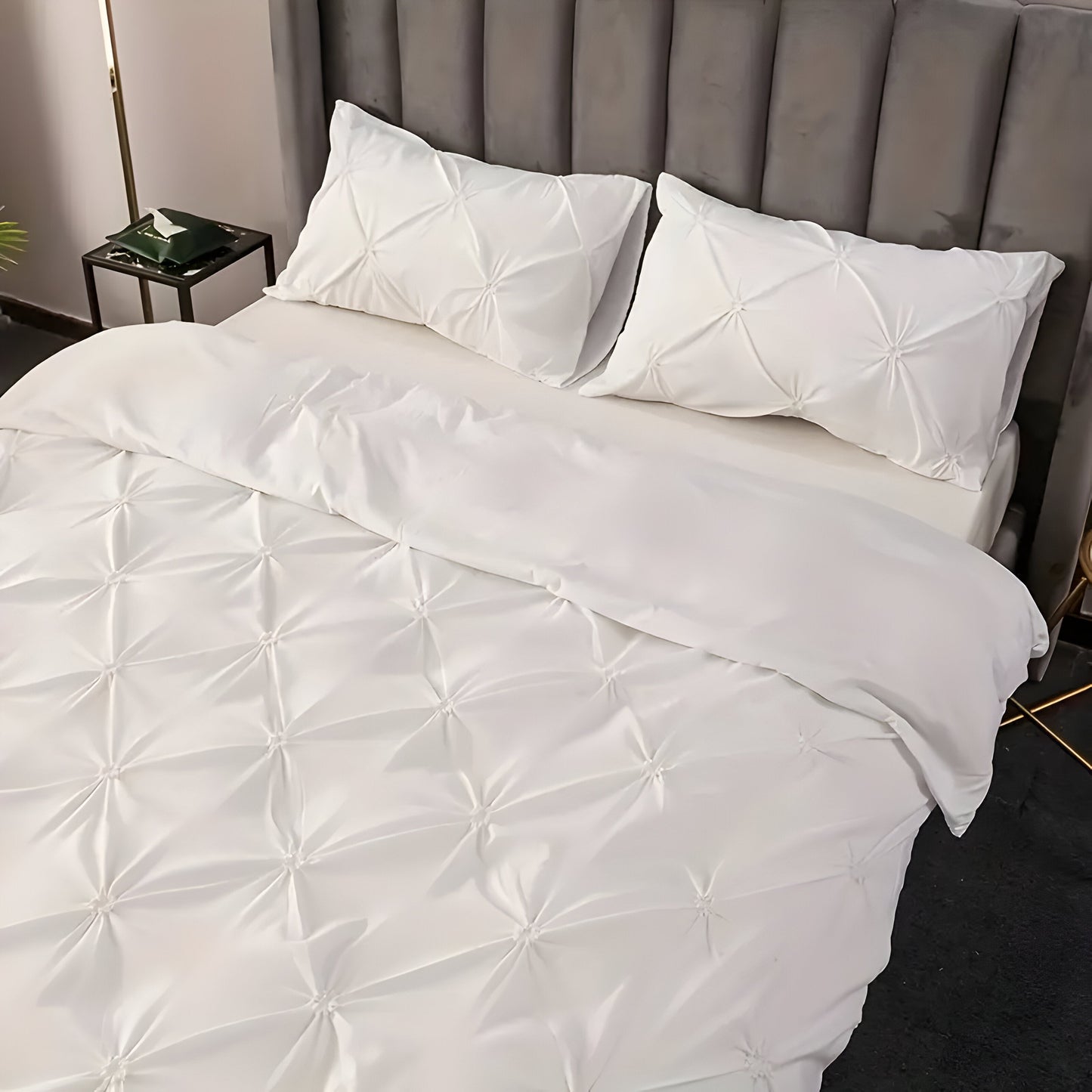 Garduru Duvet Set - Kneifen Quetschfalten-Bettdecke Set