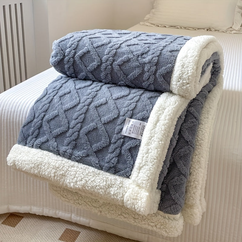 Garduru Fleece-Decke – Dicke Sofadecke für jede Jahreszeit