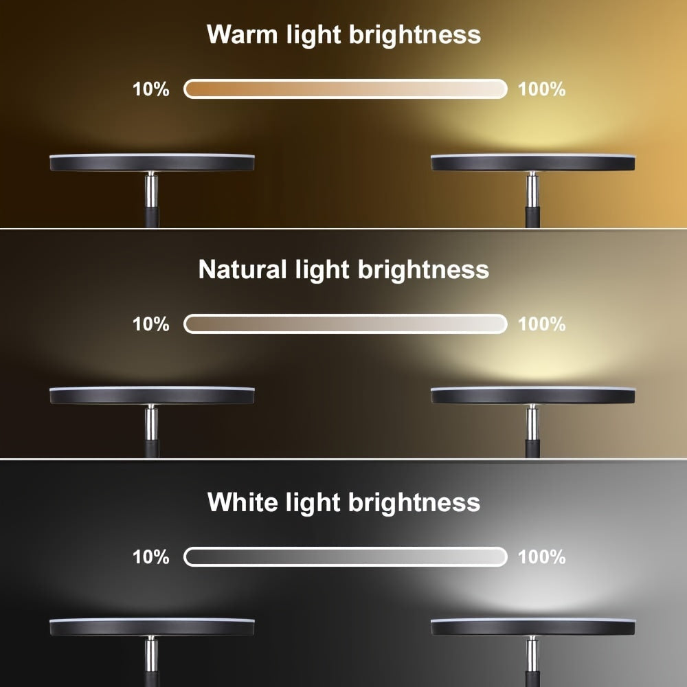 Moderne LED Stehlampe mit einstellbaren Farben & Fernbedienung - 27W helles Licht für das Wohnzimmer
