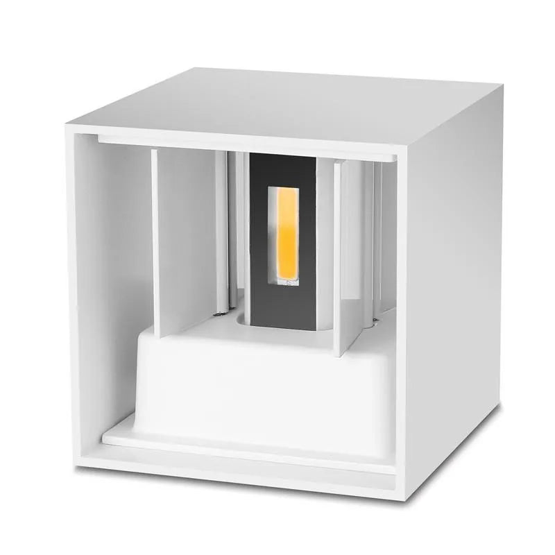 Wandleuchte Modern Schwarz Aluminium LED Wandleuchte