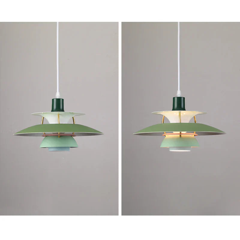 LED Hängeleuchte Morandi – Modernes Design aus farbigem Metall