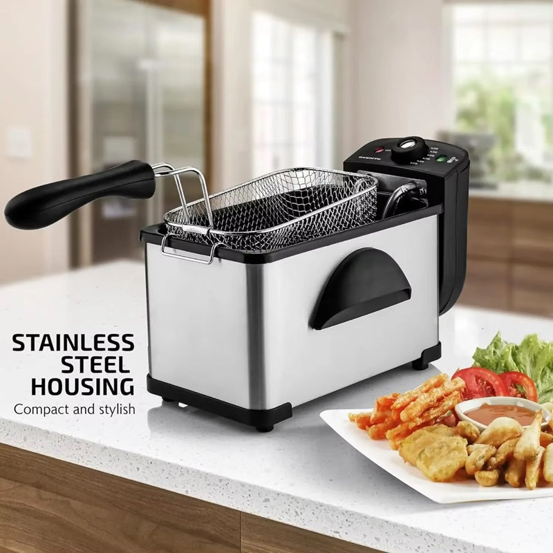2L Elektrische Fritteuse mit einstellbarer Temperaturregelung
