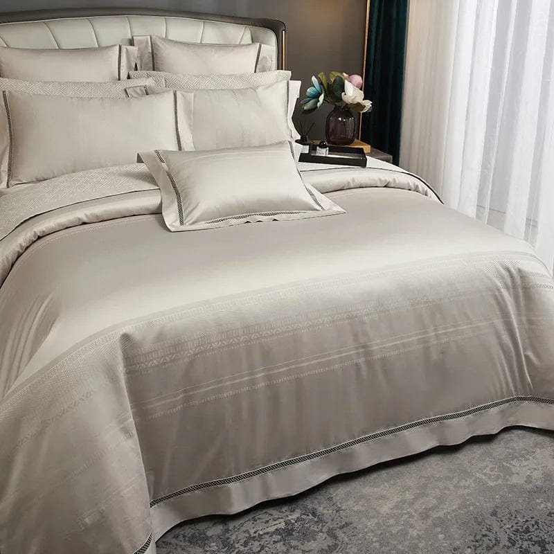 Elegance Champagne – Bettbezugset aus ägyptischer Baumwolle