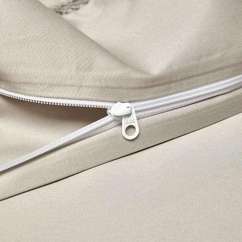 Elegance Champagne – Bettbezugset aus ägyptischer Baumwolle