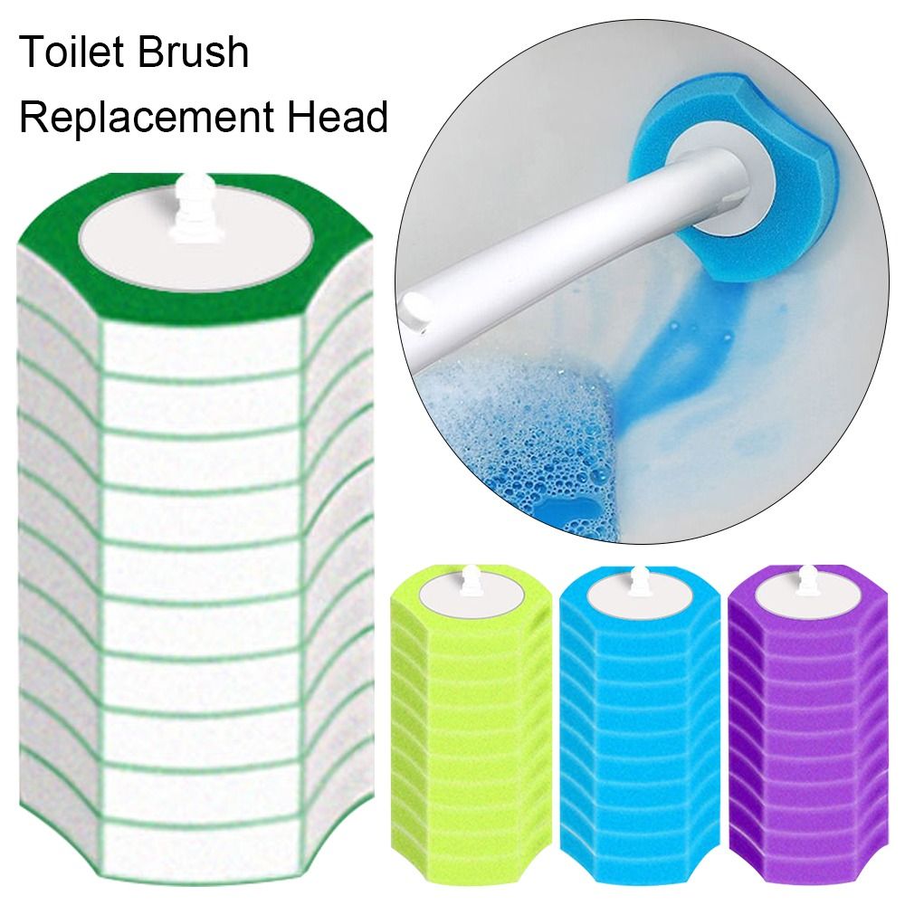 Royallure Einweg-Toilettenreinigungsaufsätze - Hygienisch, Universelle Passform, Umweltfreundliche Ersatzbürsten für einfache Badezimmerpflege