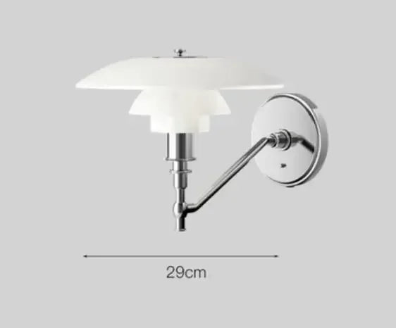 Wandlampe Mit Glasschirm