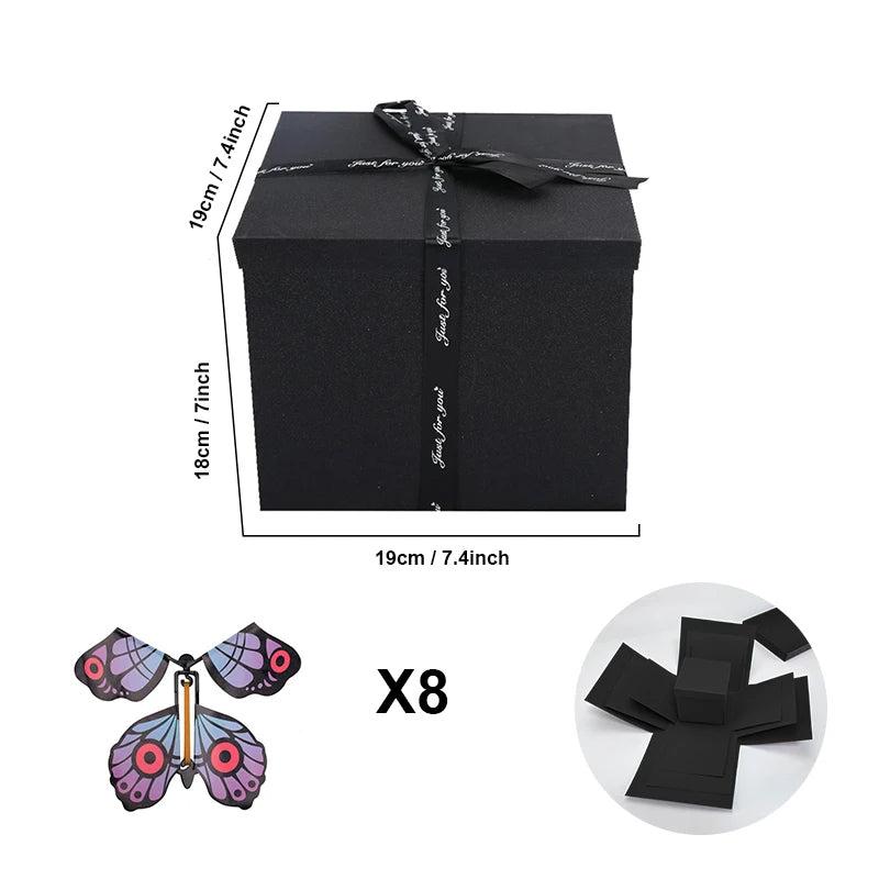 Garduru - Überraschungs-Explosionsbox, + 8 GRATIS Schmetterlinge