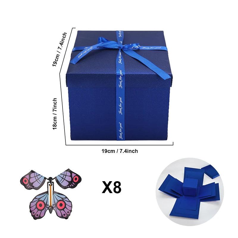 Garduru - Überraschungs-Explosionsbox, + 8 GRATIS Schmetterlinge