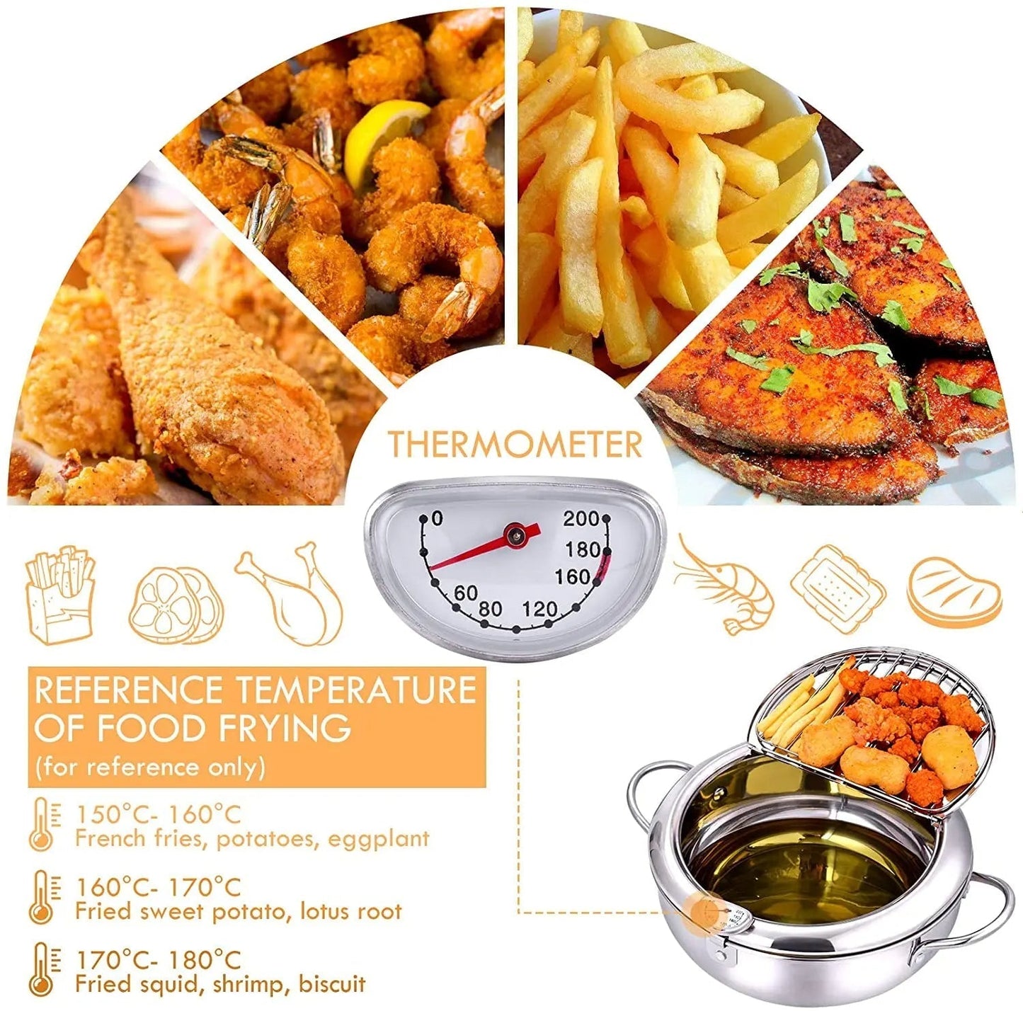 Fritteusen Topf