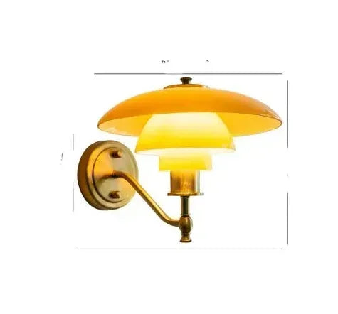 Wandlampe Mit Glasschirm
