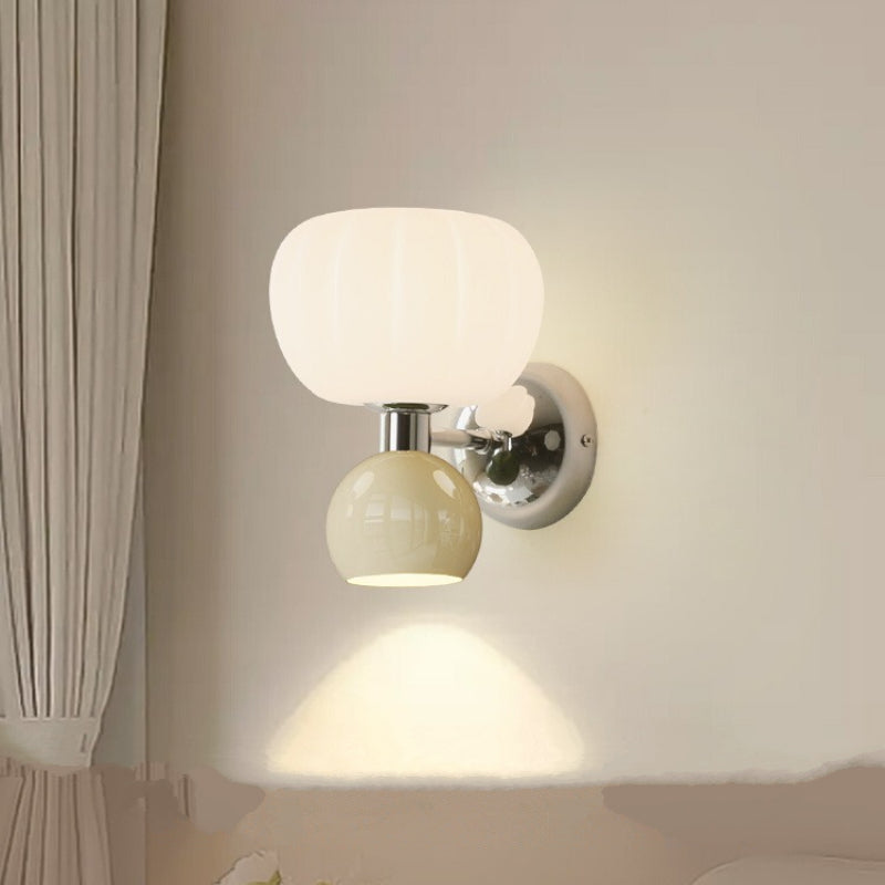 Moderne LED-Wandlampe Creme – Energiesparende Dekolampe für Wohnzimmer und Schlafzimmer