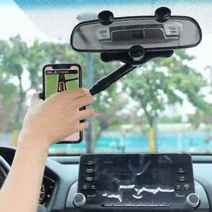 Luxora Universeller Auto Innenspiegel Freisprecheinrichtungs-Handyhalter