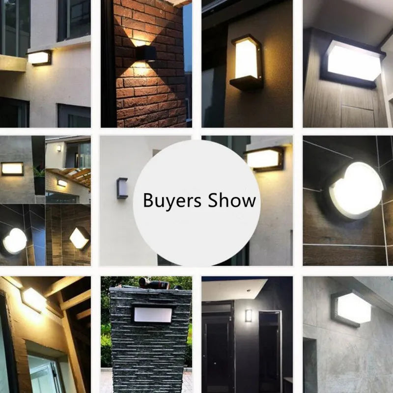 Europäische Moderne Wandleuchte - Wasserdichte LED-Wandleuchte für Balkon, Terrasse & Garten