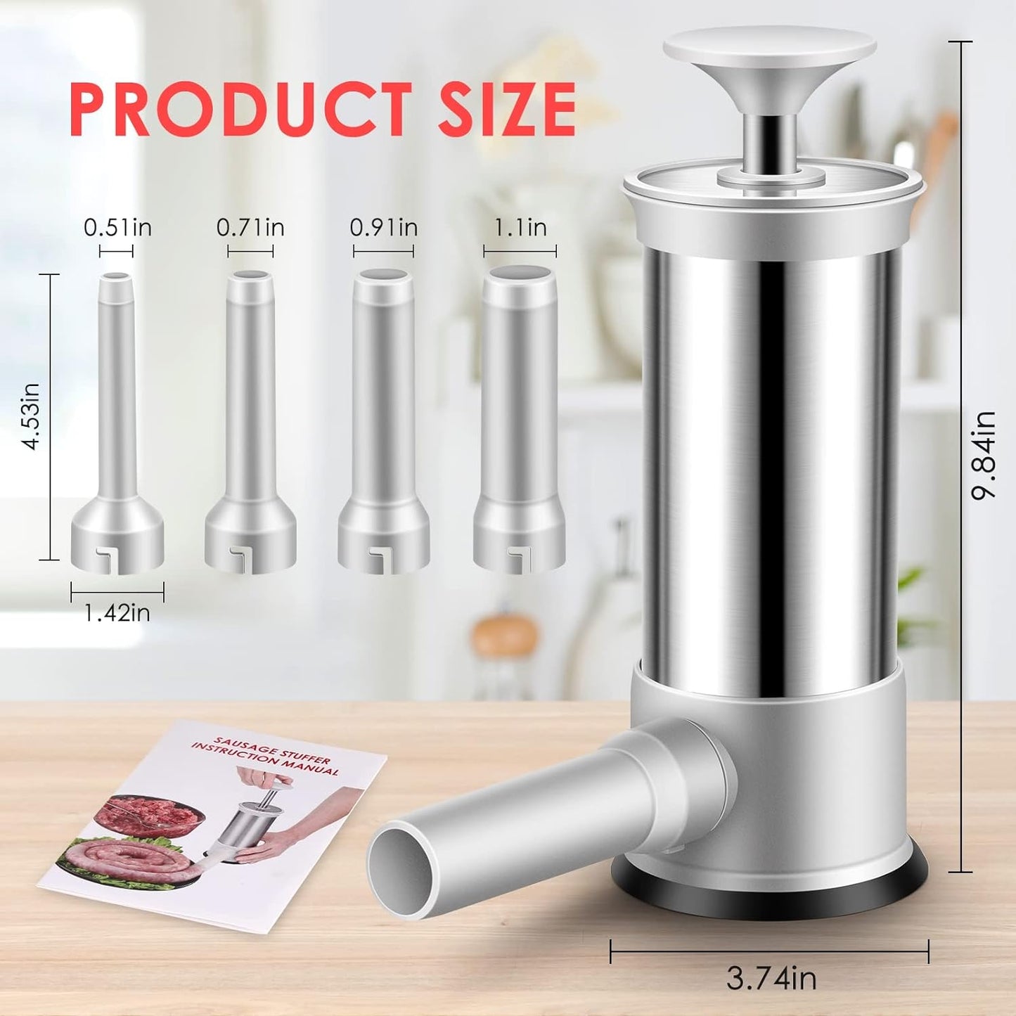 Wooly™ Wursthersteller - Perfekte Würste mit Leichtigkeit | 50% RABATT