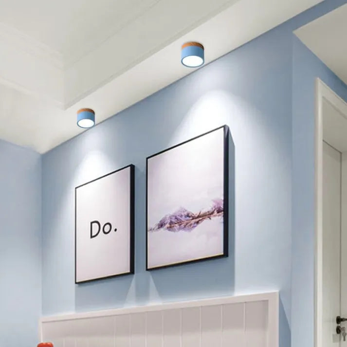 Garduru Zylinder LED Deckenleuchte – Minimalistische Einbauleuchte für moderne Flure
