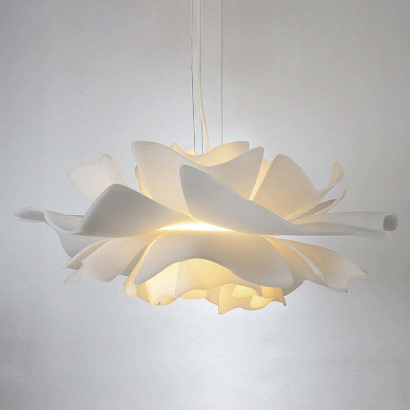 Suspension Bella Fleur - Moderne Lampe aus Metall und Acryl, Florales Design