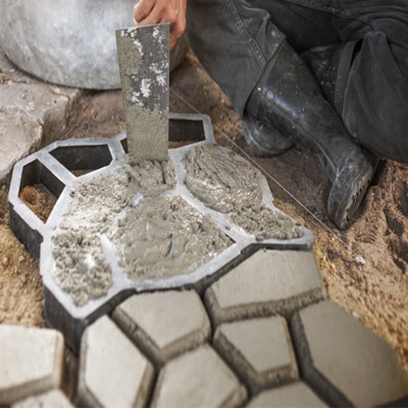 Royallure Gartenweg Betonform – Wiederverwendbare dekorative Pflasterform für einfache DIY-Wege