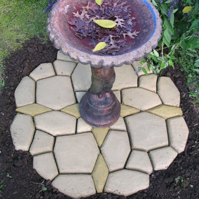 Royallure Gartenweg Betonform – Wiederverwendbare dekorative Pflasterform für einfache DIY-Wege