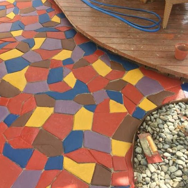 Royallure Gartenweg Betonform – Wiederverwendbare dekorative Pflasterform für einfache DIY-Wege