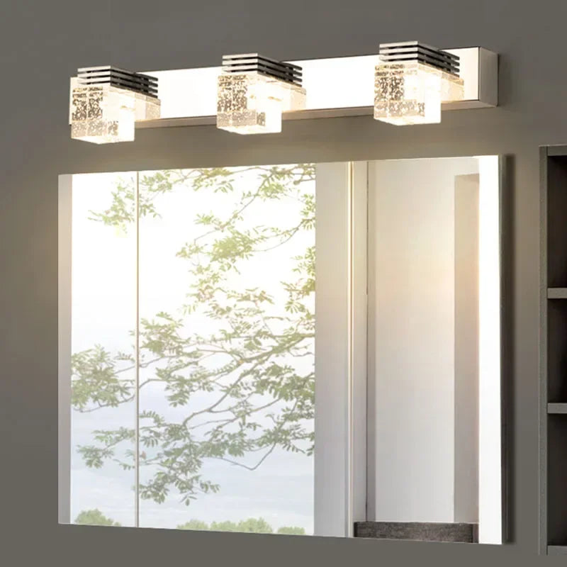 Moderne LED Wandleuchte Kristall Wandlampe Spiegel Dekor Beleuchtungseinrichtung