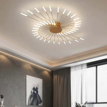 Moderne Deckenlampe im Feuerwerkslook – Dekorative Beleuchtung mit LED-Technik