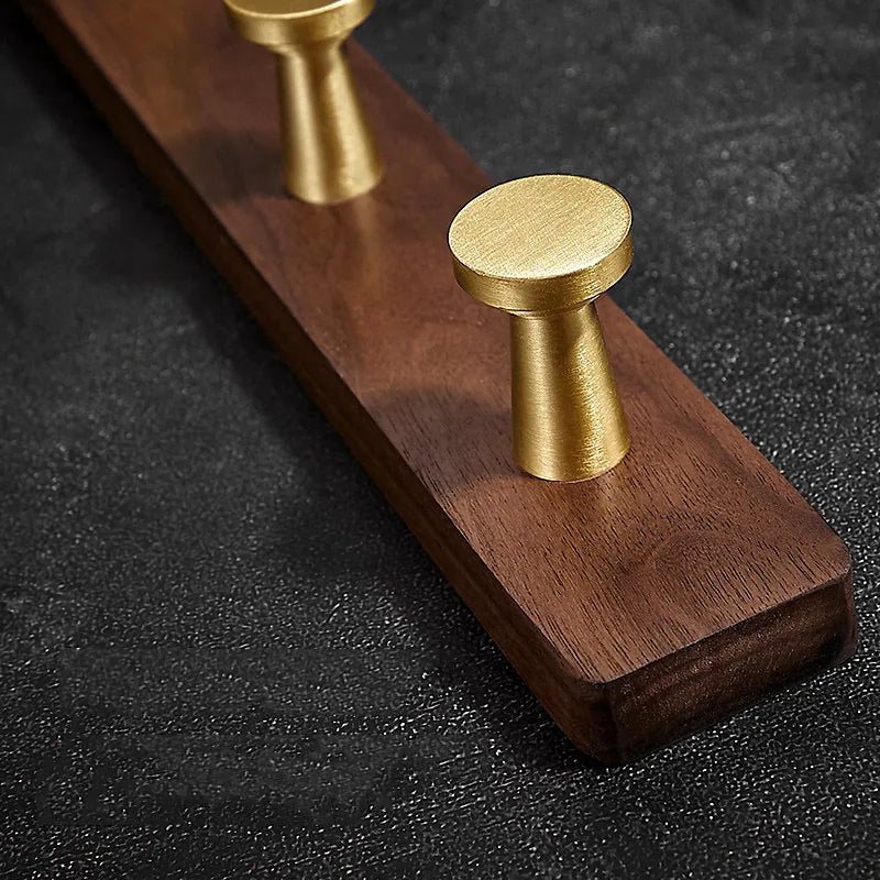 Massivholz Nordischer Stil Badezimmer Handtuchstange mit Haken Hängeregal