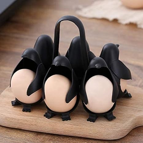 3-in-1 Eierhalter Mit Süßem Pinguin-design