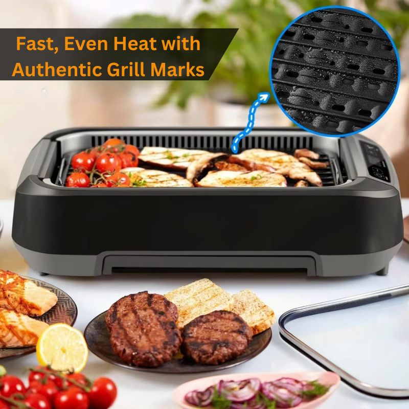 Rauchfreier elektrischer Grill für drinnen
