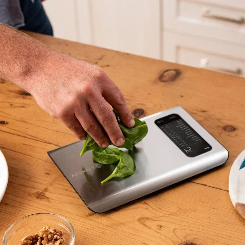 Edelstahl Digitale Küchenwaage – Präzise Messung für Rezepte