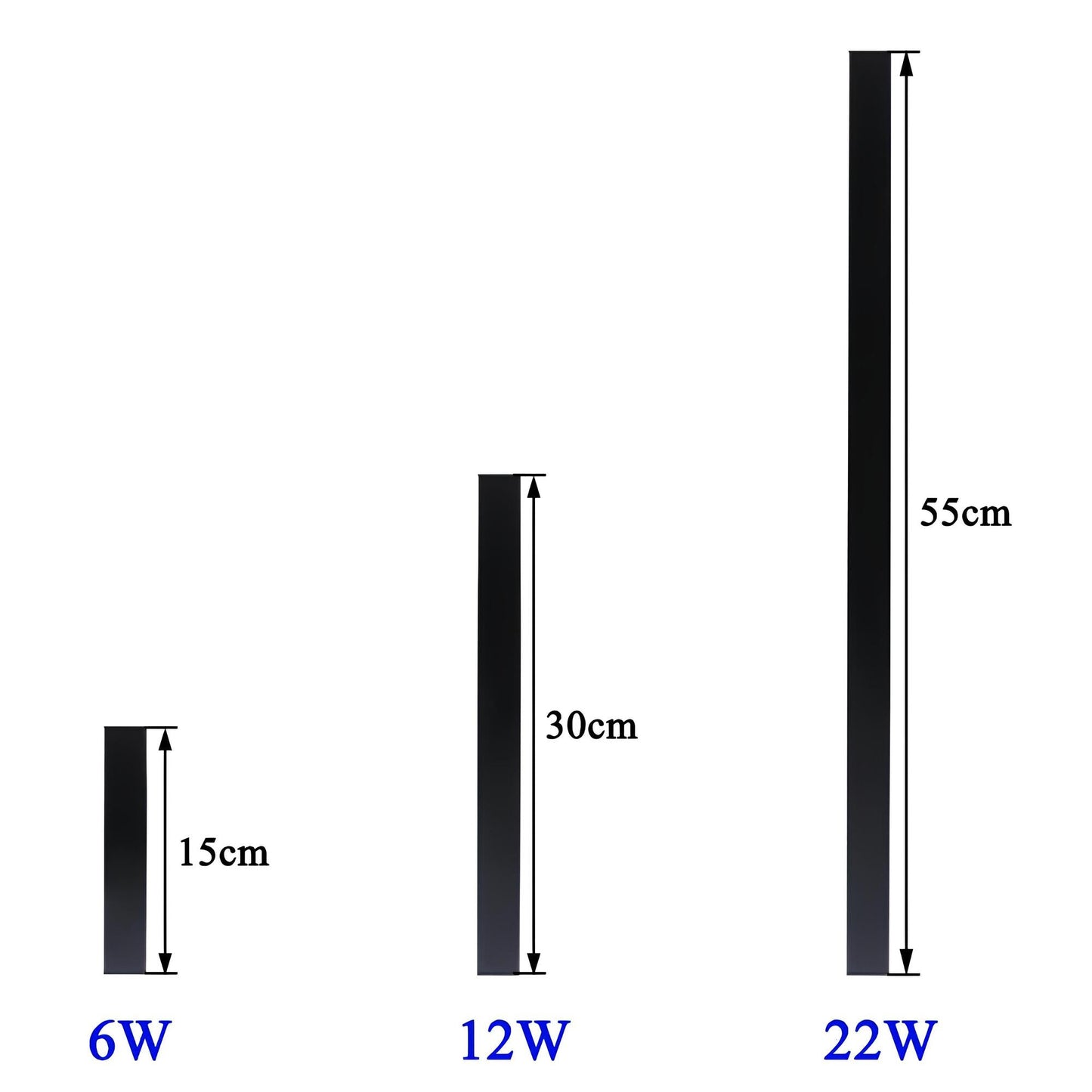 LED-Wandleuchte für Haus und Büro - Modernes minimalistisches Design, energieeffizient