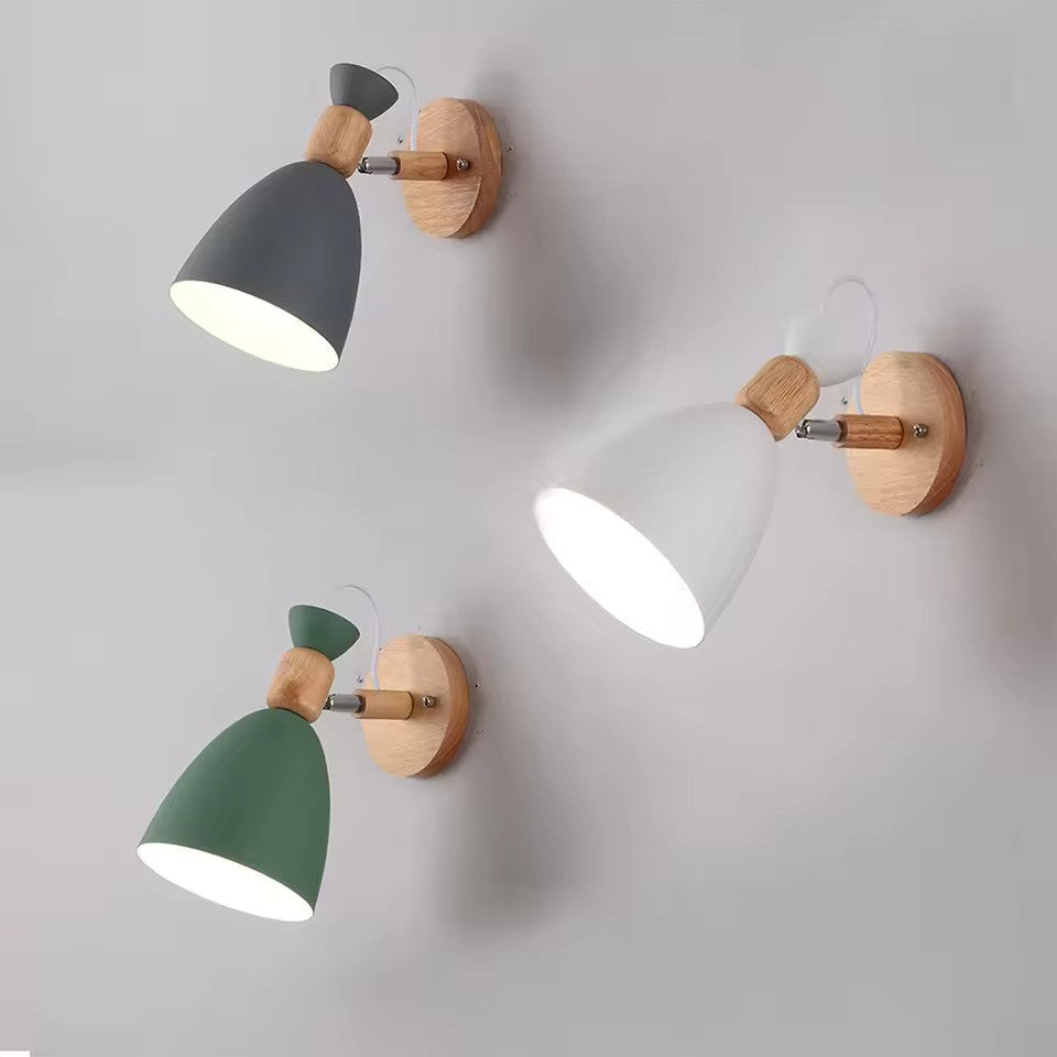 LumoWood - Moderne Holz-Wandleuchte für Schlafzimmer und Flur