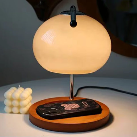 Retro Glas Kerzenwärmer Tischlampe - Aromatherapie Schreibtischlampe für Schlafzimmer und Büro