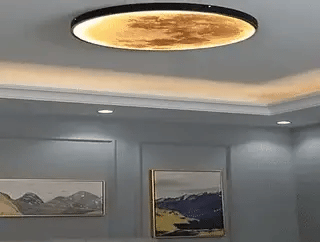 Royallure 3D LED Mond & Erde Lampe – Einzigartige Decken- & Wandleuchte für Raumthematische Dekoration