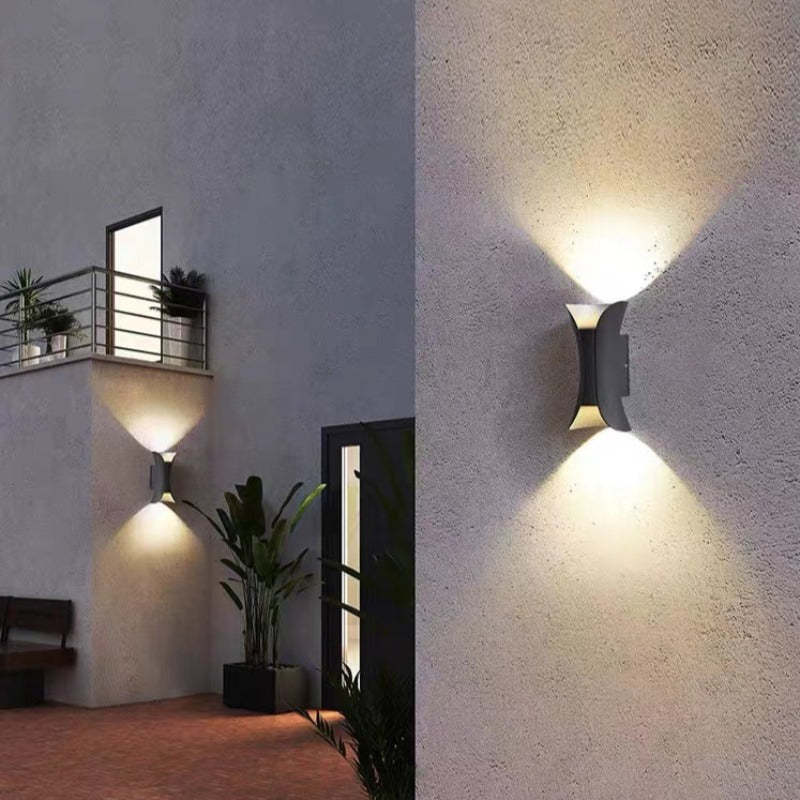 Garduru LED Wandleuchte – Moderne Aluminium Außenlampe für Terrassen & Wege