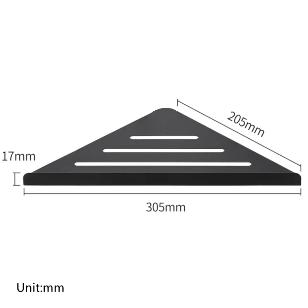 1-3 Schicht Aluminium Eckenorganisator Regal Badezimmer Aufbewahrungsregal